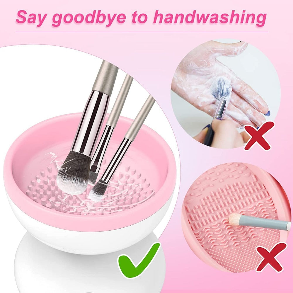 Automatic Makeup Brush Cleaning Tool